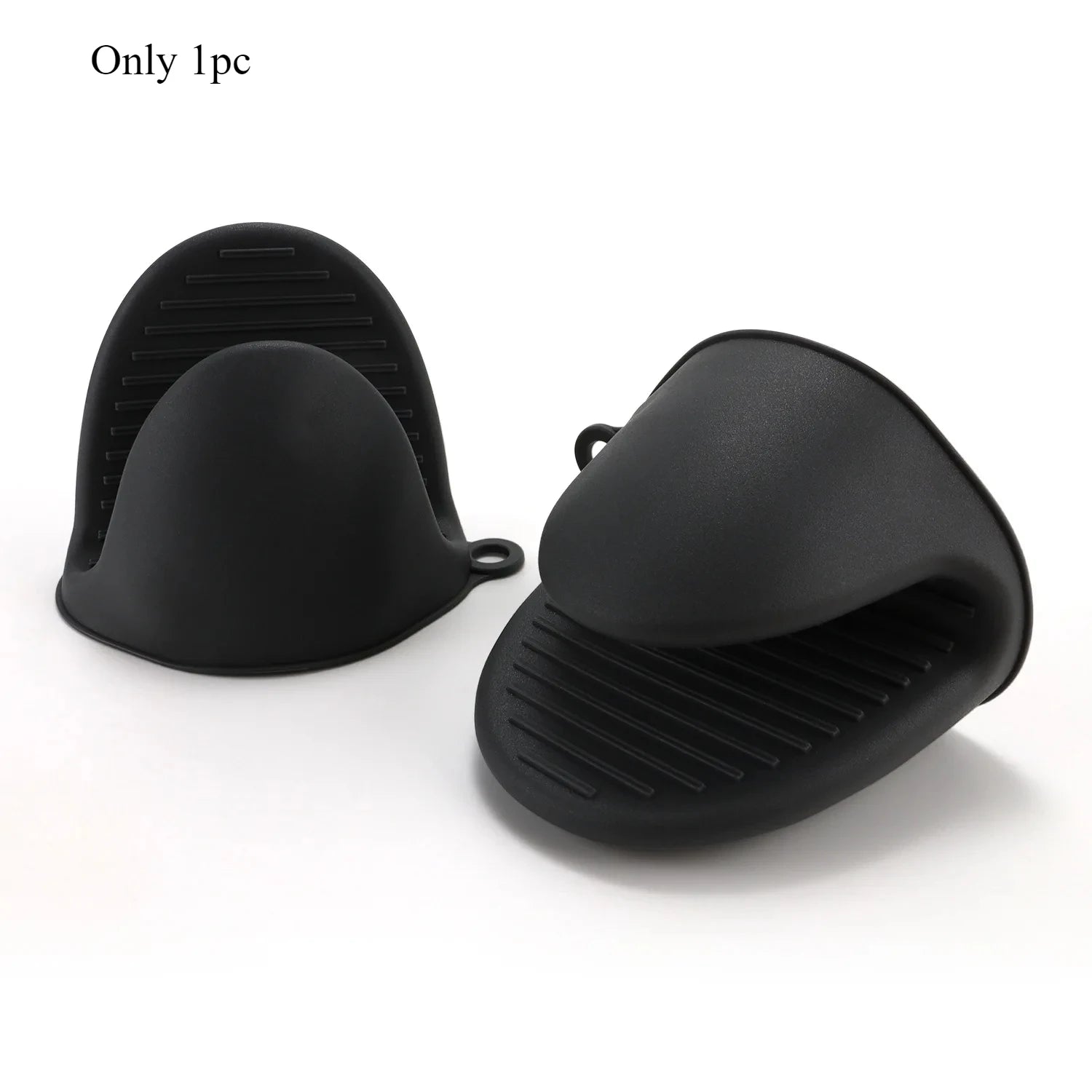 1pcs Thicken Baking Silicone Oven Mittens Microwave Oven Gloves Heat Insulation Anti-slip Grips Bowl Pot Clips Kitchen Gadgets