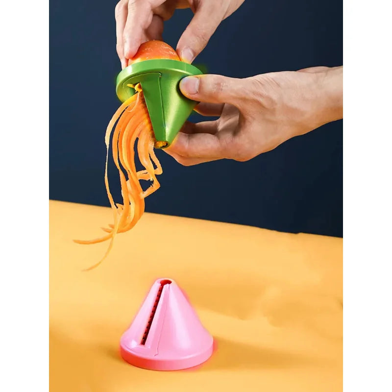 Kitchen Multifunctional Shredder Creative Spiral Shredder Rotating Shredder Vegetable Cutter Grater Grater Kitchen Tools