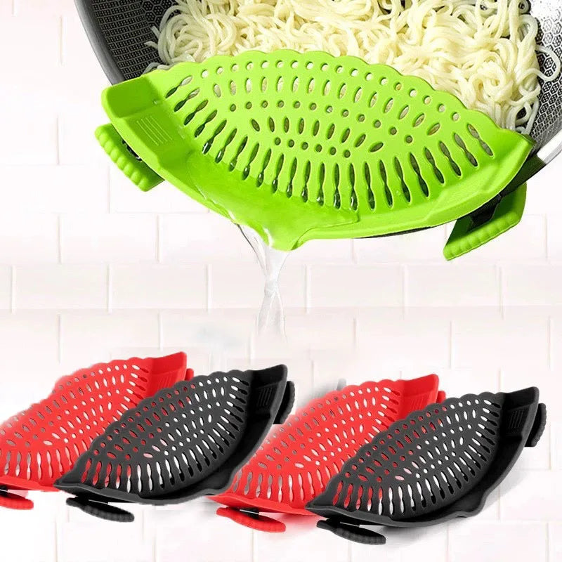 Filter,silicone pot filter,adjustable filter suitable for pots,pans,and bowls,can filter surfaces,filters,kitchen tools