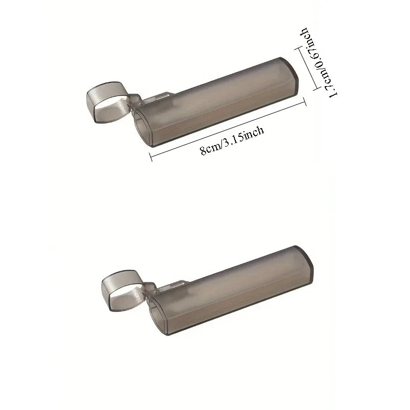 Portable Plastic Toothpick Case - Clear Toothpick Holder for Outdoor Travel, Kitchen, and Restaurant Supplies