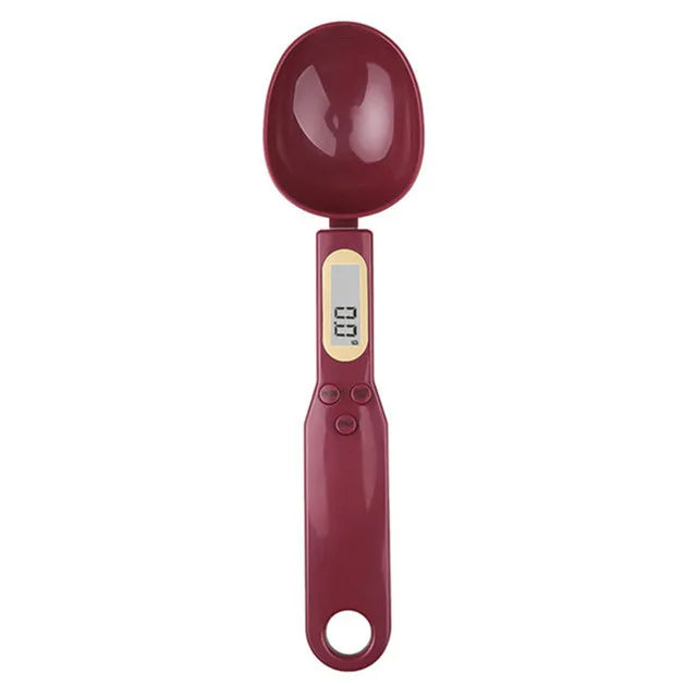 LCD Digital Measurement Adjustable Weighing Spoon Kitchen Scale Electronic Measuring Spoon Coffee Powder Scale Baking Scale