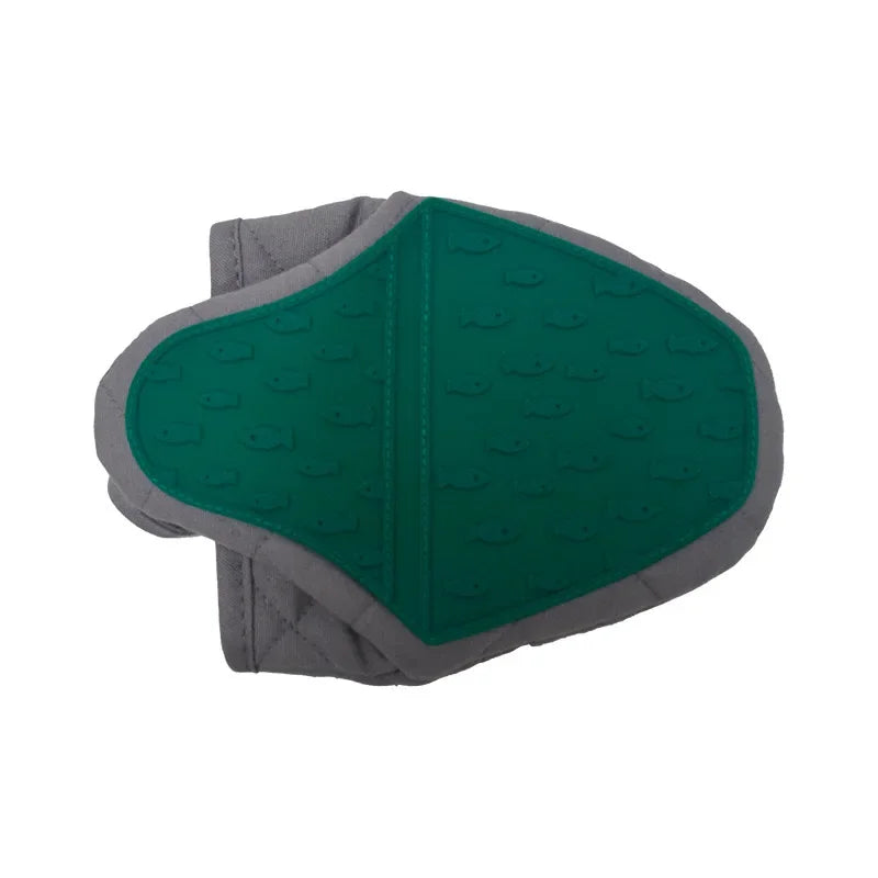 1pc Kitchen Anti scald Oven Gloves Kitchen Multi purpose Fish shaped Silicone Gloves Tray Tableware Rack Oven Gloves
