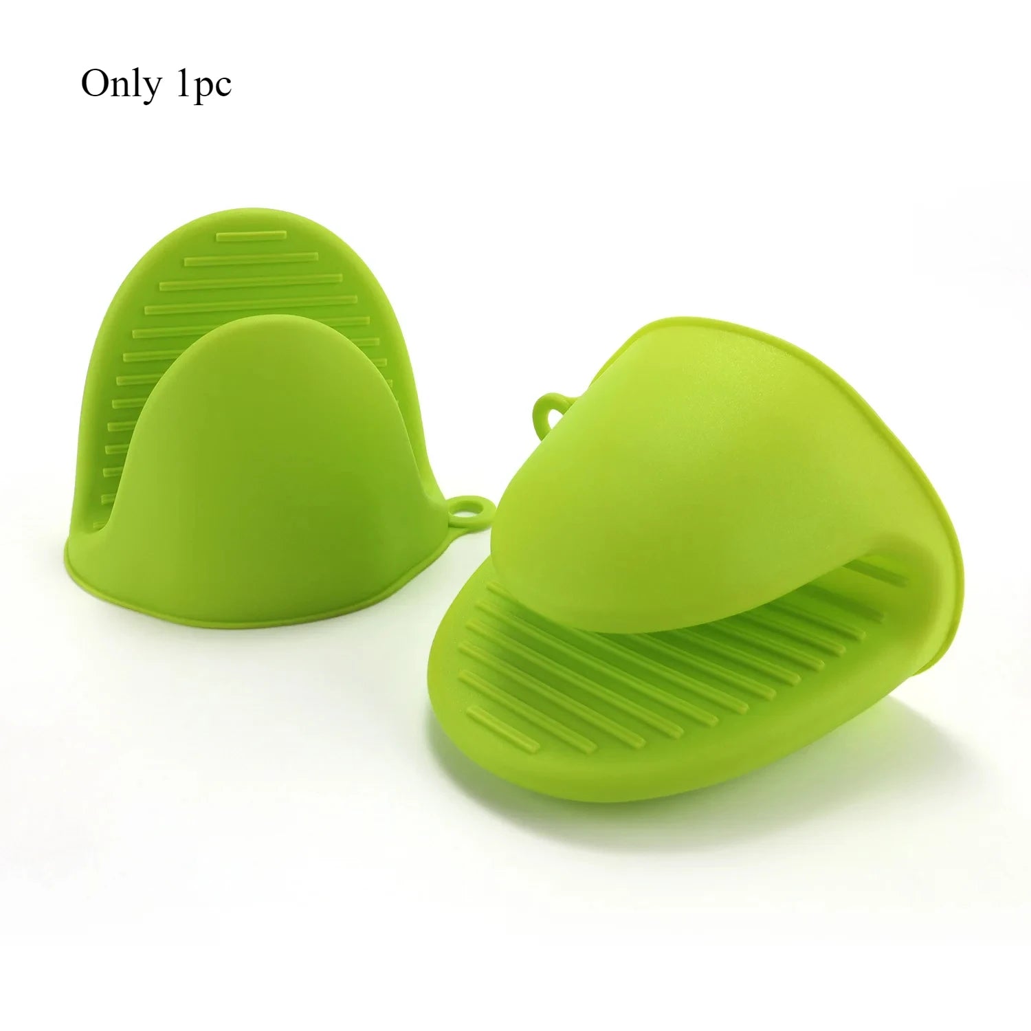 1pcs Thicken Baking Silicone Oven Mittens Microwave Oven Gloves Heat Insulation Anti-slip Grips Bowl Pot Clips Kitchen Gadgets