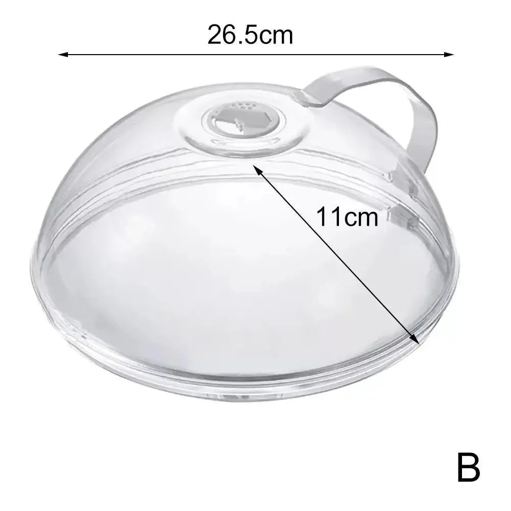 1Pcs Round proof Microwave Oven Food Cover With Part Fresh-keeping Cover Refrigerator Cookware Accessories Kitchen H B8W0