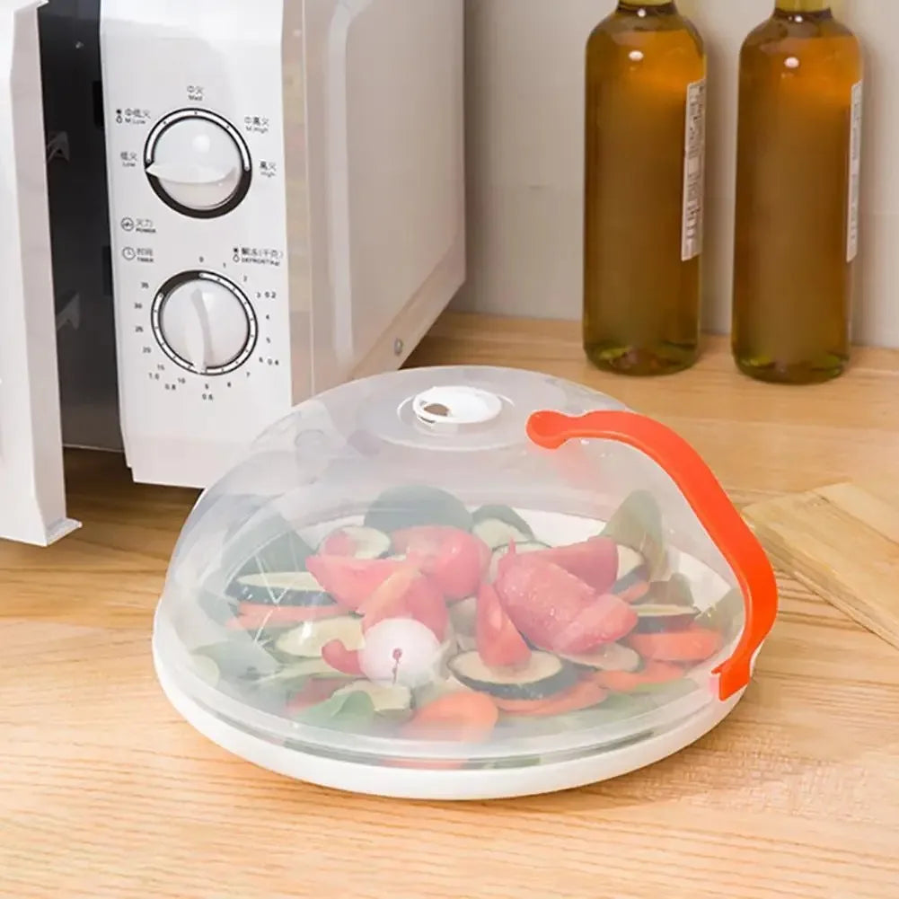1Pcs Round proof Microwave Oven Food Cover With Part Fresh-keeping Cover Refrigerator Cookware Accessories Kitchen H B8W0