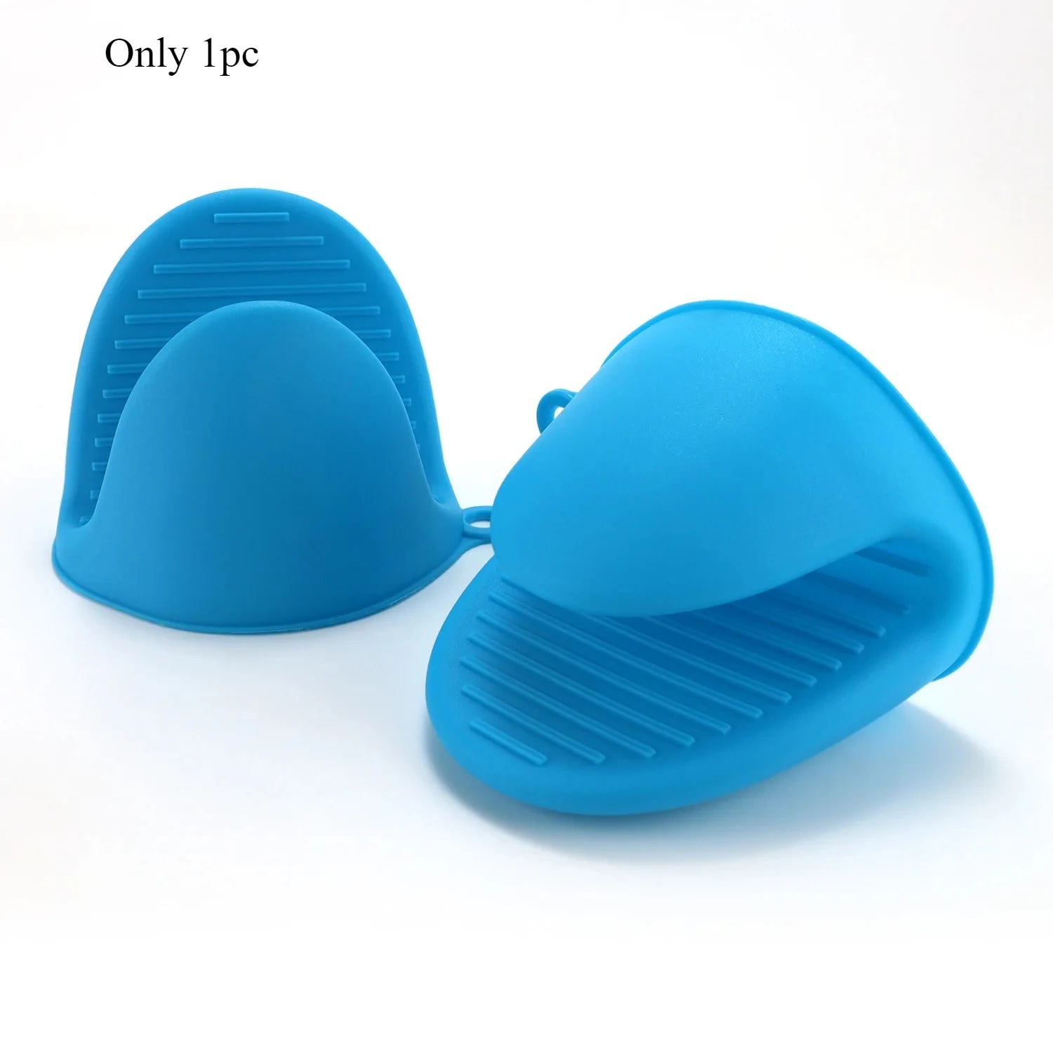 1pcs Thicken Baking Silicone Oven Mittens Microwave Oven Gloves Heat Insulation Anti-slip Grips Bowl Pot Clips Kitchen Gadgets