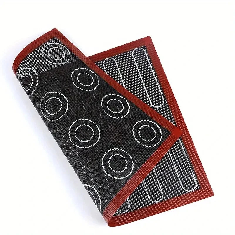 30X40cm Silicone Grill Mat Baking Tray Breathable Cookie Bread Mat Oven Microwave High Temperature Baking Kitchen Tools