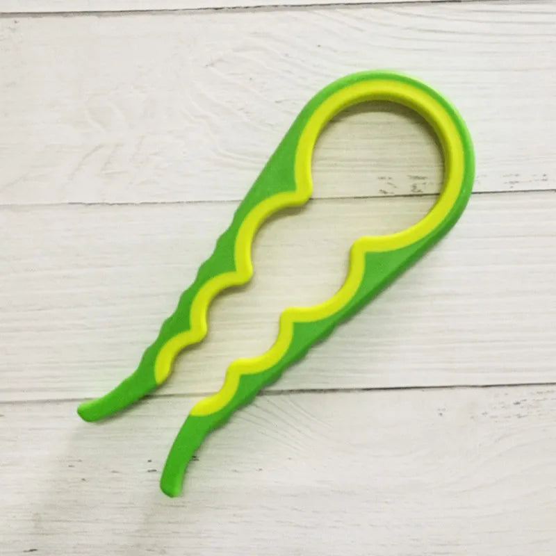 1PCS Jar Opener 4-in-1 Multifunction Screw Cap Jar Lid Openers Manual Tool Can Opener Bottle Can Lid Grip Wrench Kitchen Gadgets