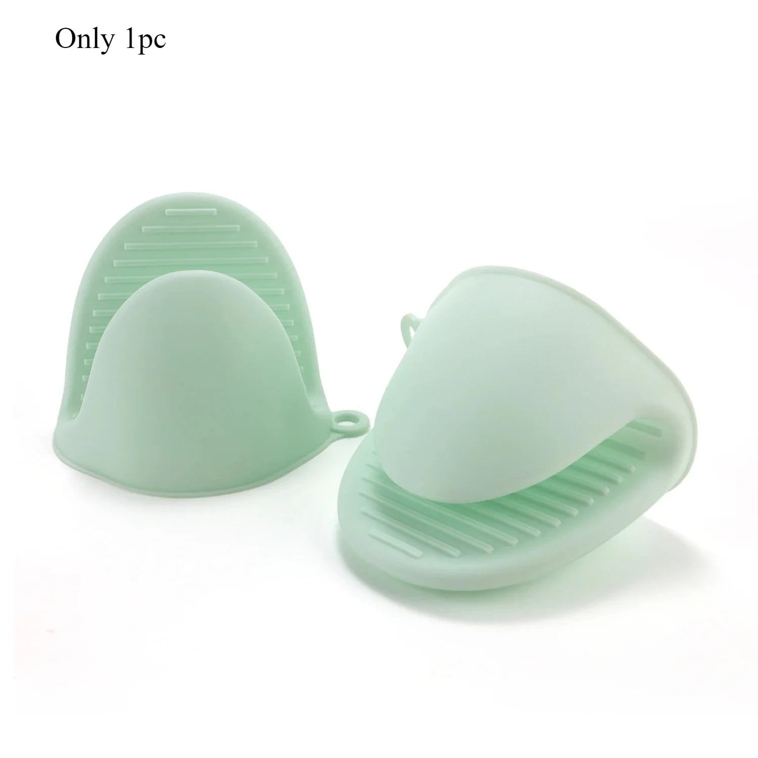 1pcs Thicken Baking Silicone Oven Mittens Microwave Oven Gloves Heat Insulation Anti-slip Grips Bowl Pot Clips Kitchen Gadgets