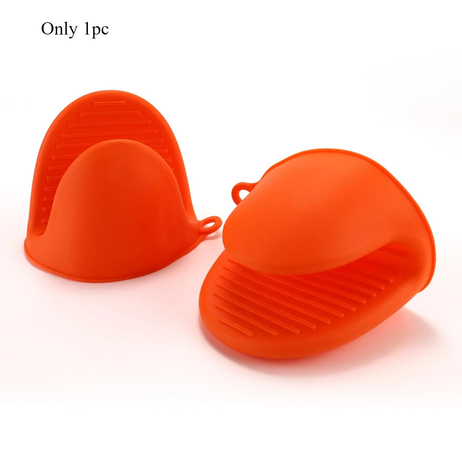 1pcs Thicken Baking Silicone Oven Mittens Microwave Oven Gloves Heat Insulation Anti-slip Grips Bowl Pot Clips Kitchen Gadgets